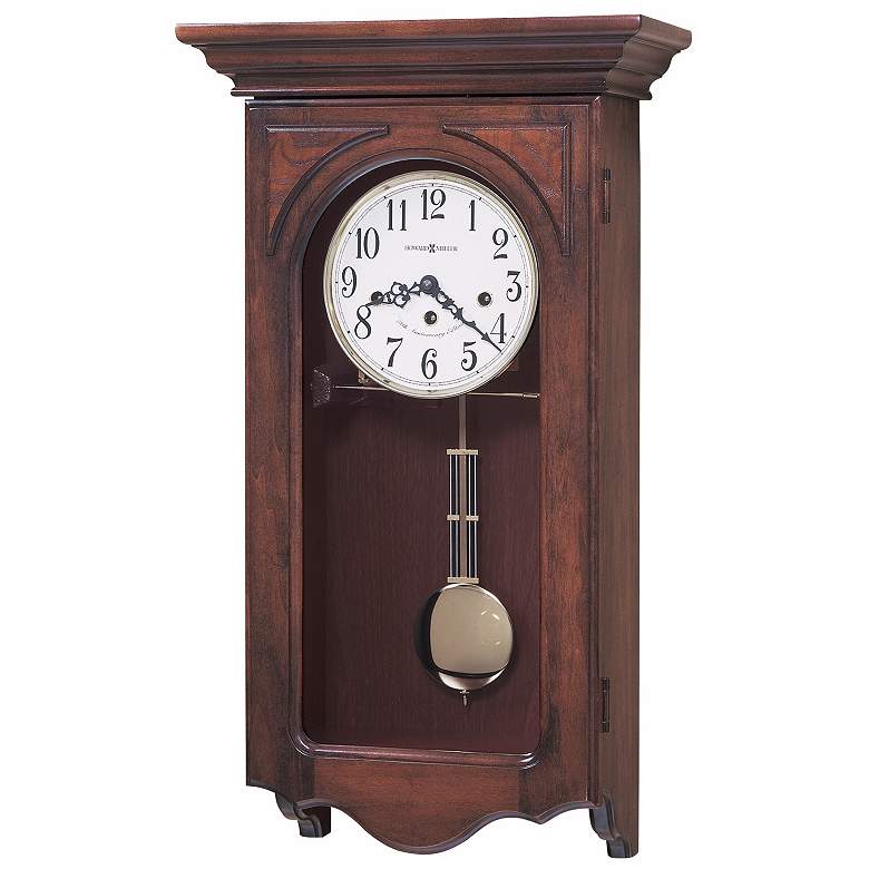 Image 1 Howard Miller Jennelle 24 1/4 inch High Chiming Wall Clock