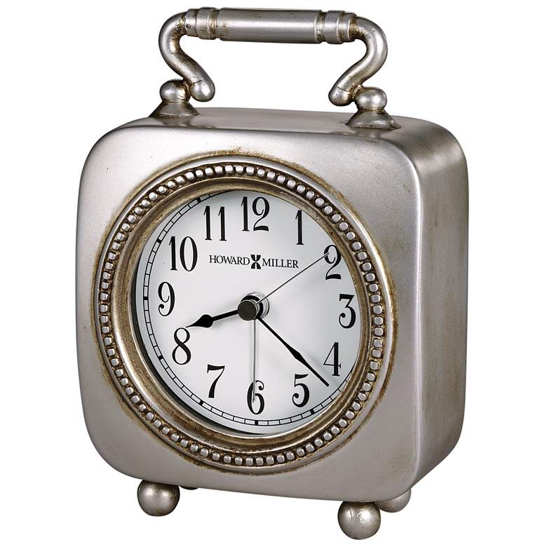 Image 1 Howard Miller Kegan 5 3/4 inch High Alarm Clock