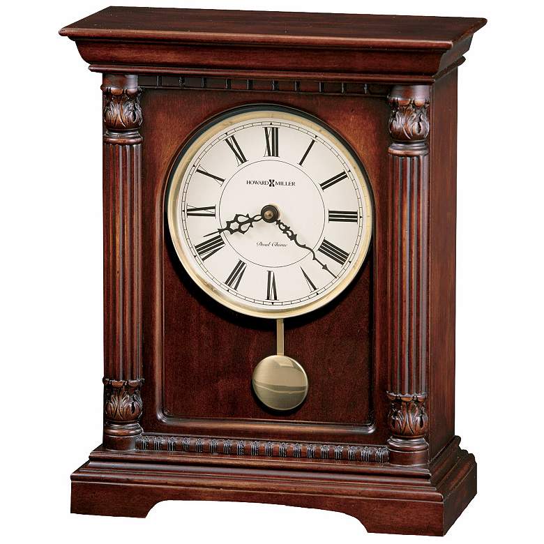 Image 1 Howard Miller Langeland 13 1/2 inch High Chiming Table Clock