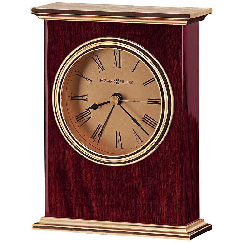 Image 1 Howard Miller Laurel 5 1/2 inch High Alarm Clock