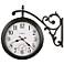 Howard Miller Luis 19 1/2" High Double Sided Wall Clock