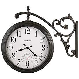 Image1 of Howard Miller Luis 19 1/2" High Double Sided Wall Clock