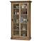 Howard Miller Meisha II Aged Natural 2-Door Display Cabinet