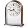 Howard Miller Milan 7 1/4" High Plated Polished Chrome Clock