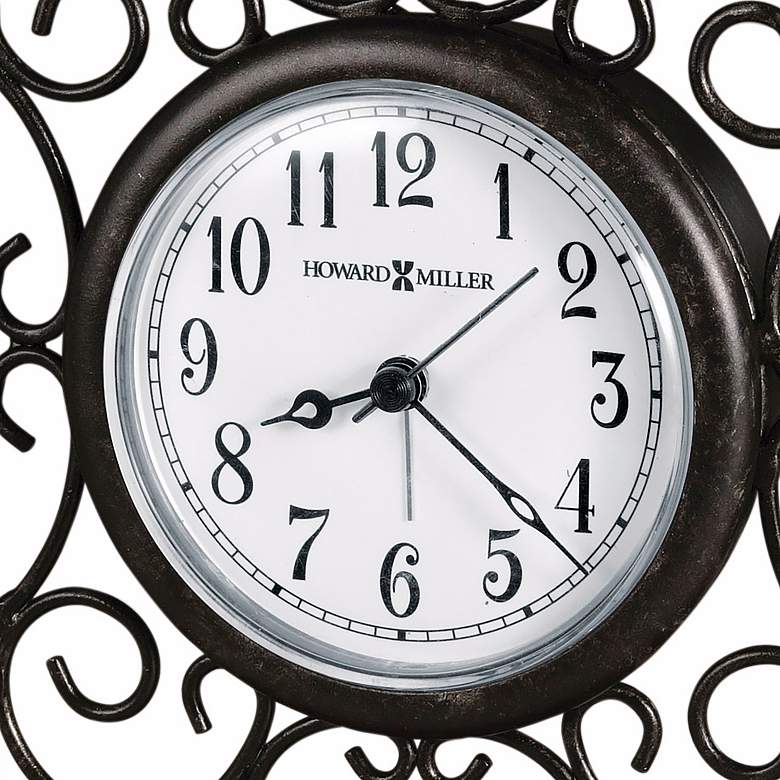 Image 2 Howard Miller Mildred 7 1/2" High Alarm Clock more views