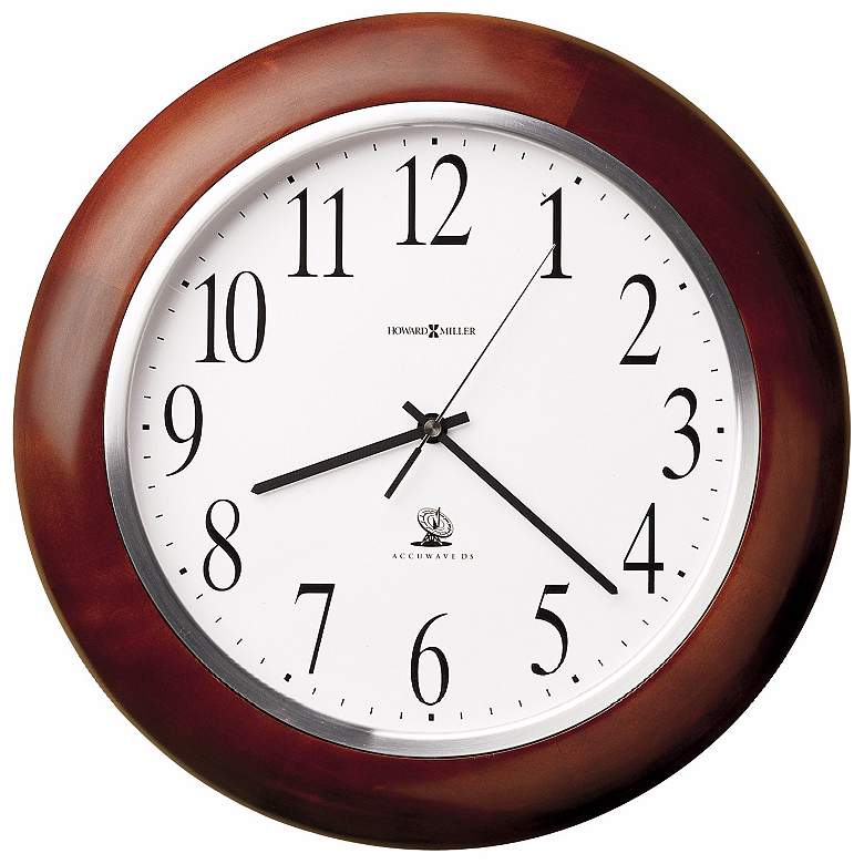 Image 1 Howard Miller Murrow 13 3/4" Wide Wall Clock