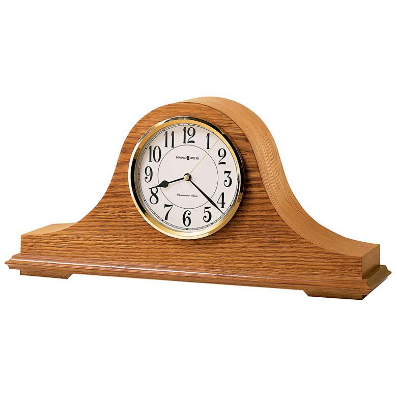 Image 1 Howard Miller Nicholas 17 3/4 inch Wide Mantel Clock