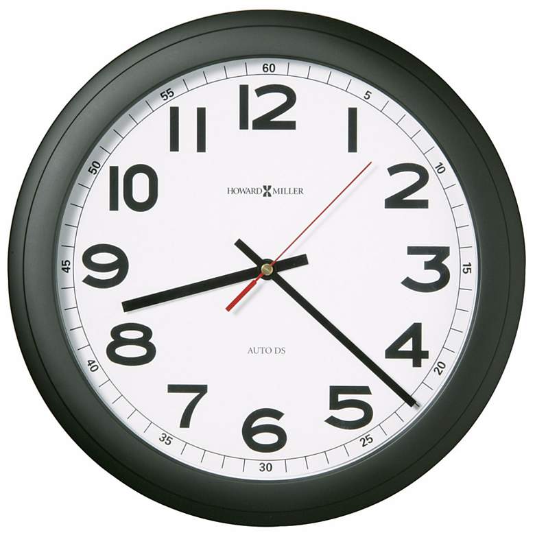 Image 1 Howard Miller Norcross 12 1/4" Wide Wall Clock