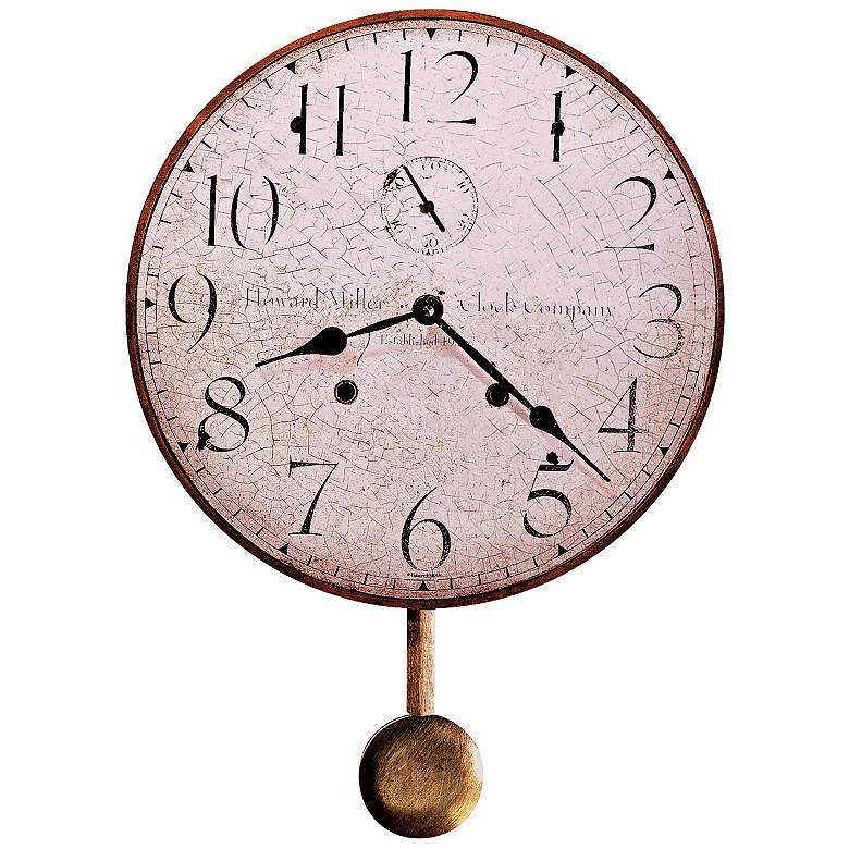 Image 1 Howard Miller Original II 13" Wide Antique Wall Clock