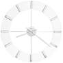 Howard Miller Pearl 30" Round High-Gloss White Wall Clock
