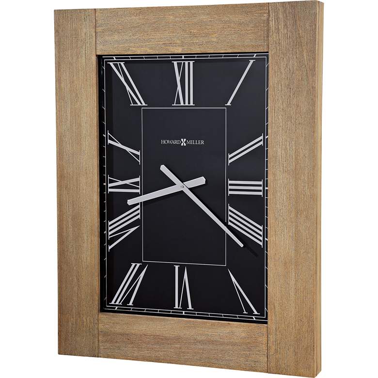 Image 1 Howard Miller Penrod 34 1/2" High Driftwood Wall Clock