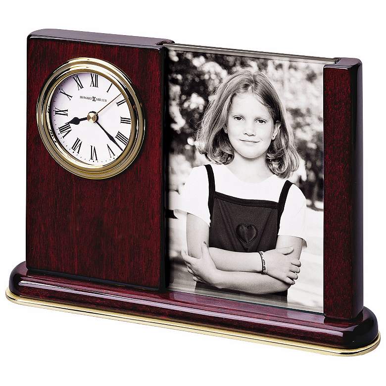 Image 1 Howard Miller Portrait Caddy 8 inch Wide Desktop Clock