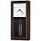 Howard Miller Reese 21"H Black Coffee Pendulum Wall Clock