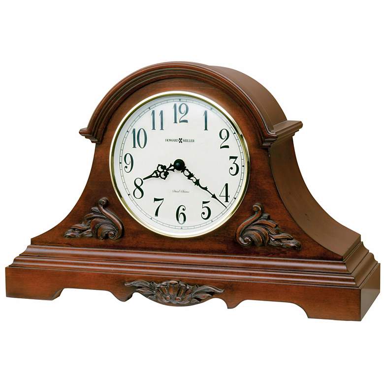 Image 1 Howard Miller Sheldon 18 inch Wide Chiming Mantel Clock