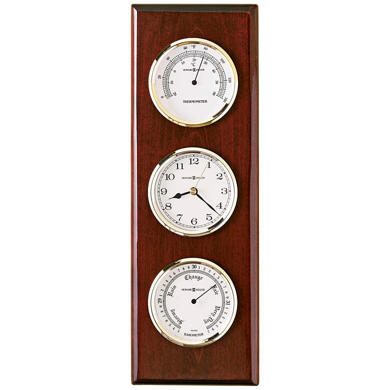 Image 1 Howard Miller Shore Station Cherry 15" High Wall Clock
