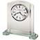 Howard Miller Stratus 8 1/4" High Clear Glass Table Clock