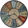 Howard Miller Sylvan II Aged Multicolor 13" Round Wall Clock