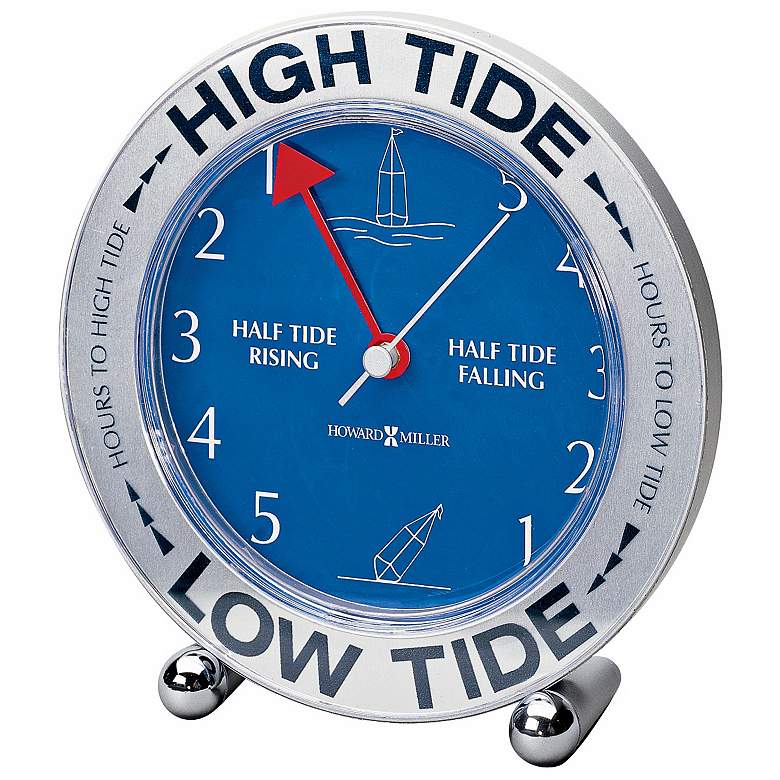 Image 1 Howard Miller Tide Mate III 6 1/4 inch High Table Clock