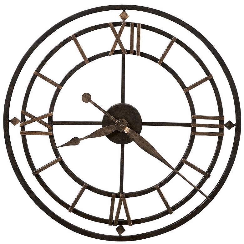 Image 1 Howard Miller York Station 21 1/4" Wide Wall Clock
