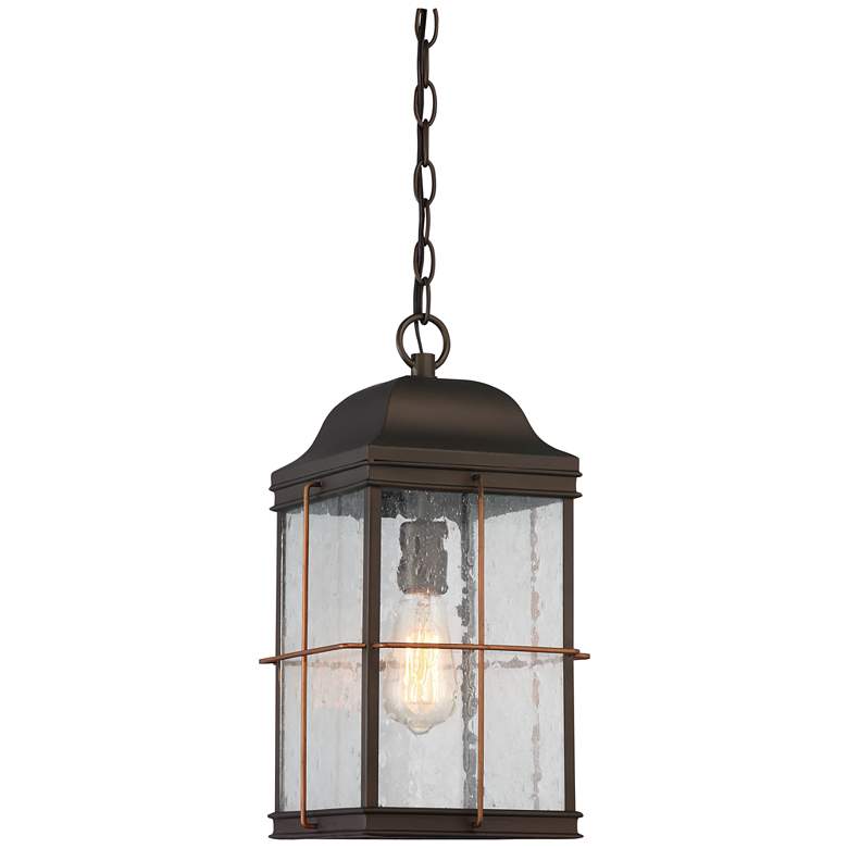 Image 1 Howell; 1 Light; Outdoor Hanging Lantern with 60W Vintage Lamp Included;