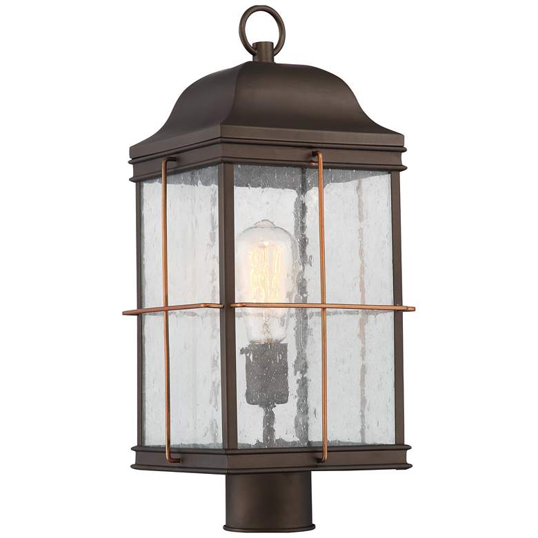 Image 1 Howell; 1 Light; Outdoor Post Lantern with 60W Vintage Lamp Included;