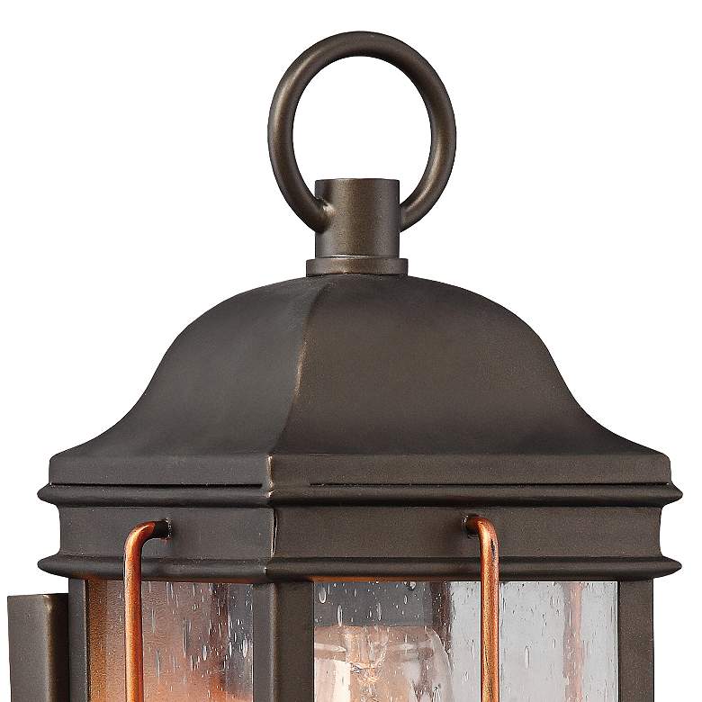 Image 2 Howell 11 1/4" High Bronze Outdoor Lantern Wall Light more views
