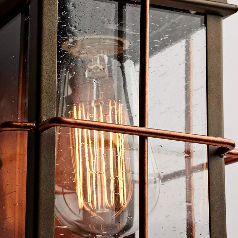 Image 3 Howell 11 1/4" High Bronze Outdoor Lantern Wall Light more views