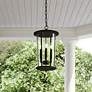 Thumbnail1 of Howell 21 3/4" High Black 4-Light Outdoor Hanging Light
