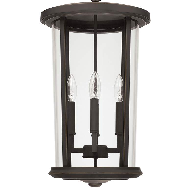 Image 2 Howell 21 3/4 inchH Oiled Bronze 4-Light Outdoor Hanging Light more views