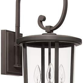 Image2 of Howell 26 1/4" High Oiled Bronze 3-Light Outdoor Wall Light more views