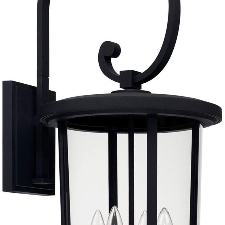 Image 3 Howell 31 1/2 inchH Black 4-Light Downbridge Outdoor Wall Light more views