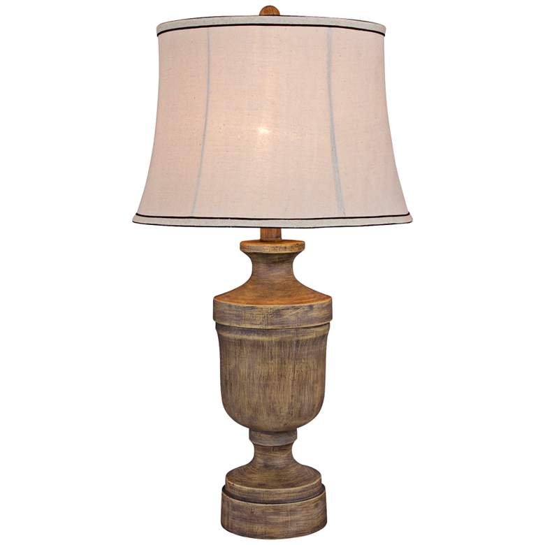 Image 1 Howell Brown Wood Table Lamp