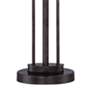 Howell Double Drum Shade Bronze Table Lamp in scene