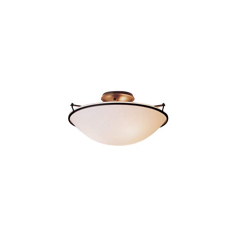 Image 2 Hubbardton Forge 17 inch Wide Dark Smoke Ceiling Light