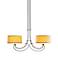 Hubbardton Forge 42 1/2" Wide Bronze Duo Pendant Chandelier