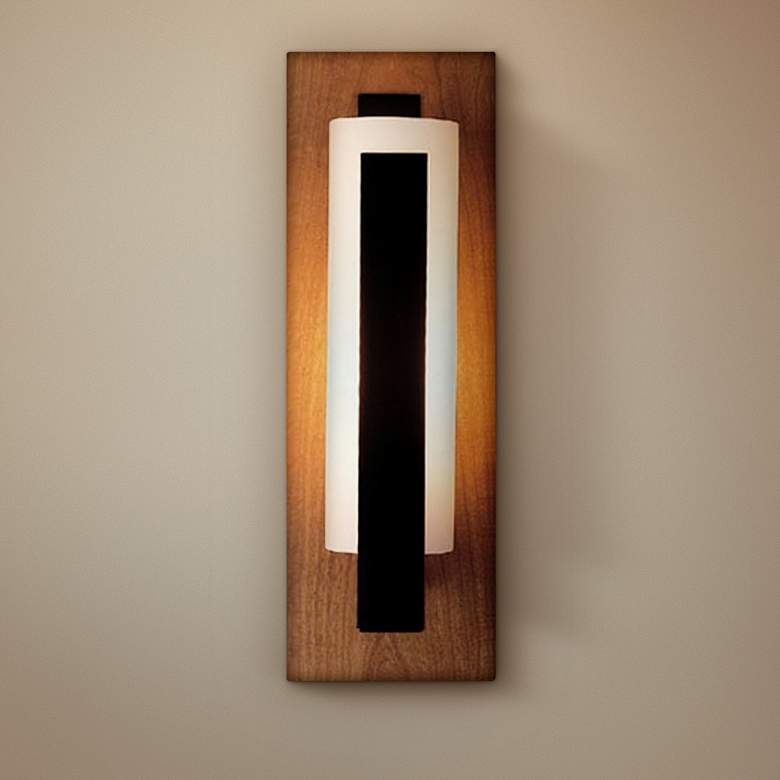 Image 2 Hubbardton Forge ADA Compliant Cherry Wood Sconce