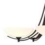 2_Hubbardton Forge Aegis 31 1/4"W Black 5-Light Chandelier more views