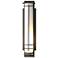 Hubbardton Forge After Hours Large Outdoor Sconce Iron Finish Opal Glass