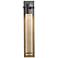 Hubbardton Forge Airis Dark Sky Outdoor Sconce Steel Finish Clear Glass