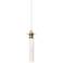 Hubbardton Forge Airis Gold 4"W Seeded Glass Mini Pendant