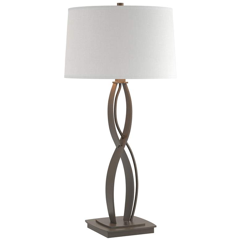 Image 1 Hubbardton Forge Almost Infinity 31" Dark Smoke Table Lamp