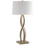 Hubbardton Forge Almost Infinity 31" Soft Gold Modern Table Lamp
