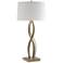 Hubbardton Forge Almost Infinity 31" Soft Gold Modern Table Lamp