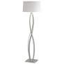 Hubbardton Forge Almost Infinity 59 1/2" Anna and Platinum Floor Lamp