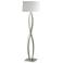 Hubbardton Forge Almost Infinity 59 1/2" Anna and Silver Floor Lamp