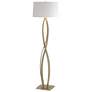 Hubbardton Forge Almost Infinity 59 1/2" Anna and Soft Gold Floor Lamp