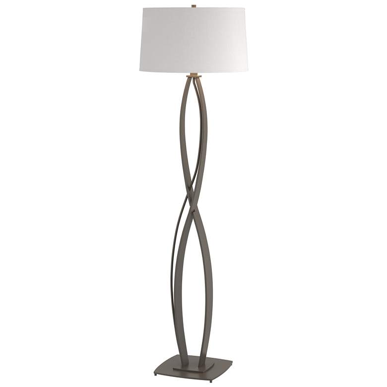 Image 1 Hubbardton Forge Almost Infinity 59 1/2" Anna Dark Smoke Floor Lamp