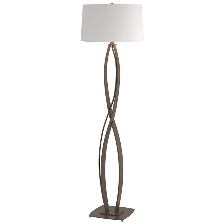 Image 1 Hubbardton Forge Almost Infinity Bronze Floor Lamp