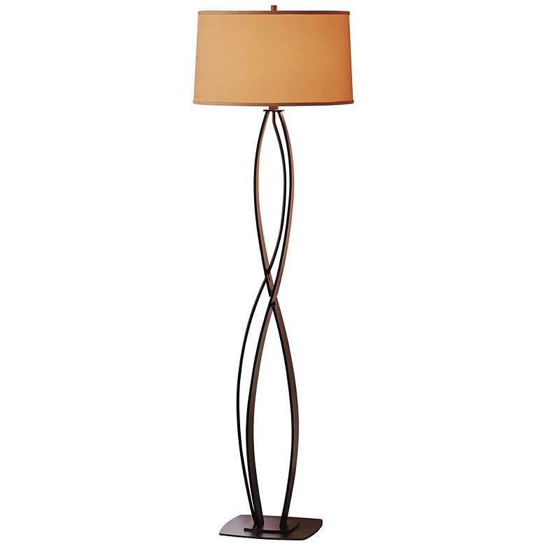 Image 1 Hubbardton Forge Almost Infinity Bronze Floor Lamp