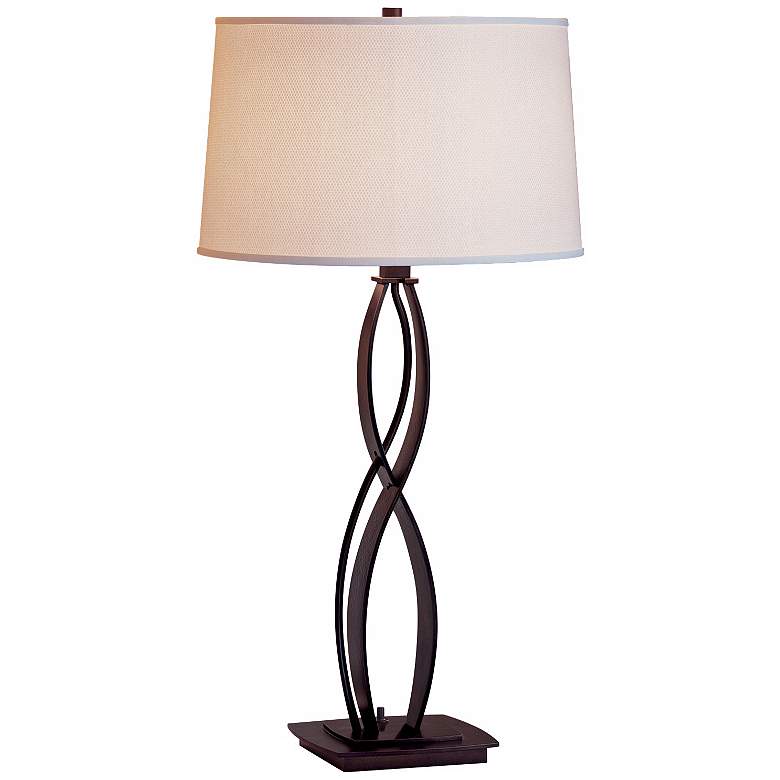 Image 1 Hubbardton Forge Almost Infinity Bronze Table Lamp